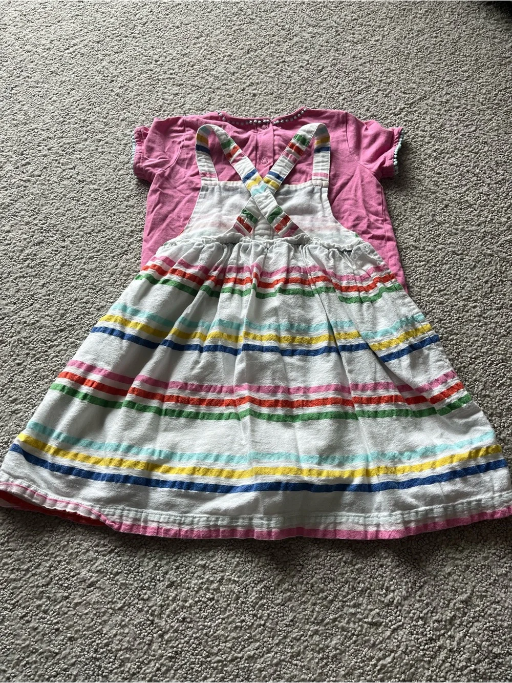 Mini Boden Sundress and Shirt 3-4y